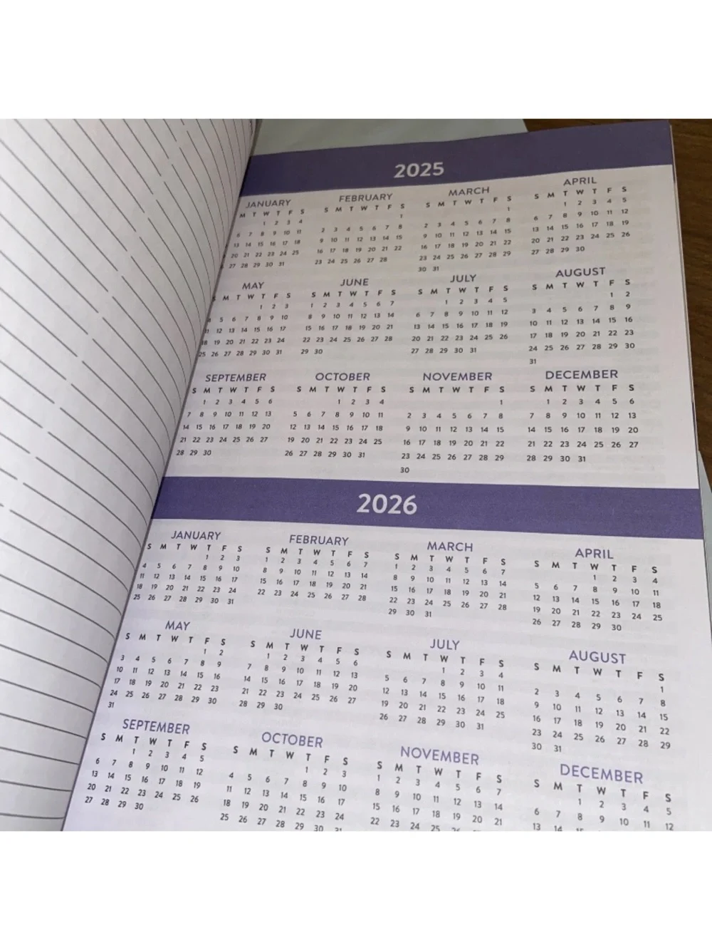 2025 Bright Planner & Agenda 32 Pages Each 6.75 X 9.5Inches Paperboard Lot Of 3.